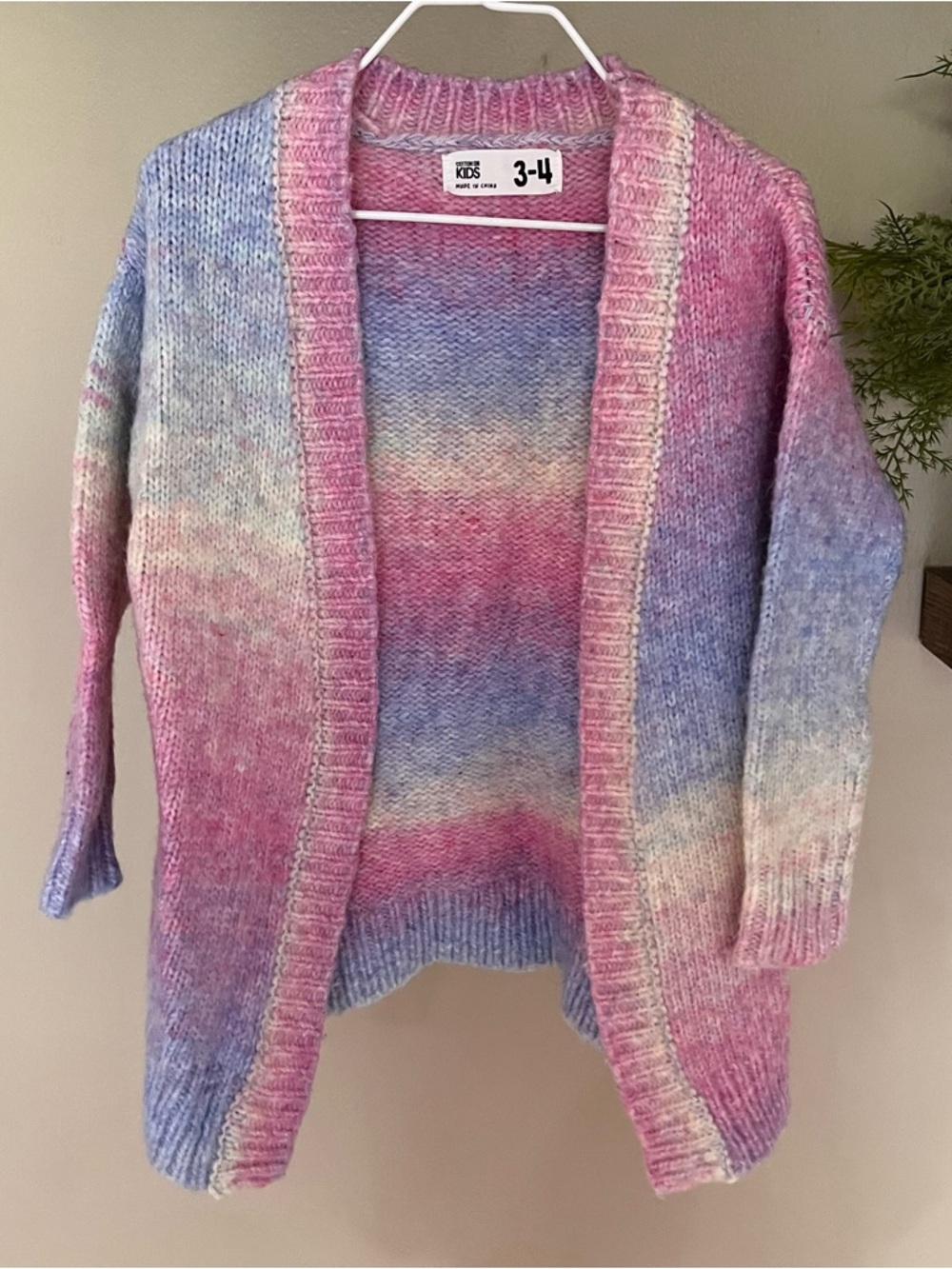 open sweater